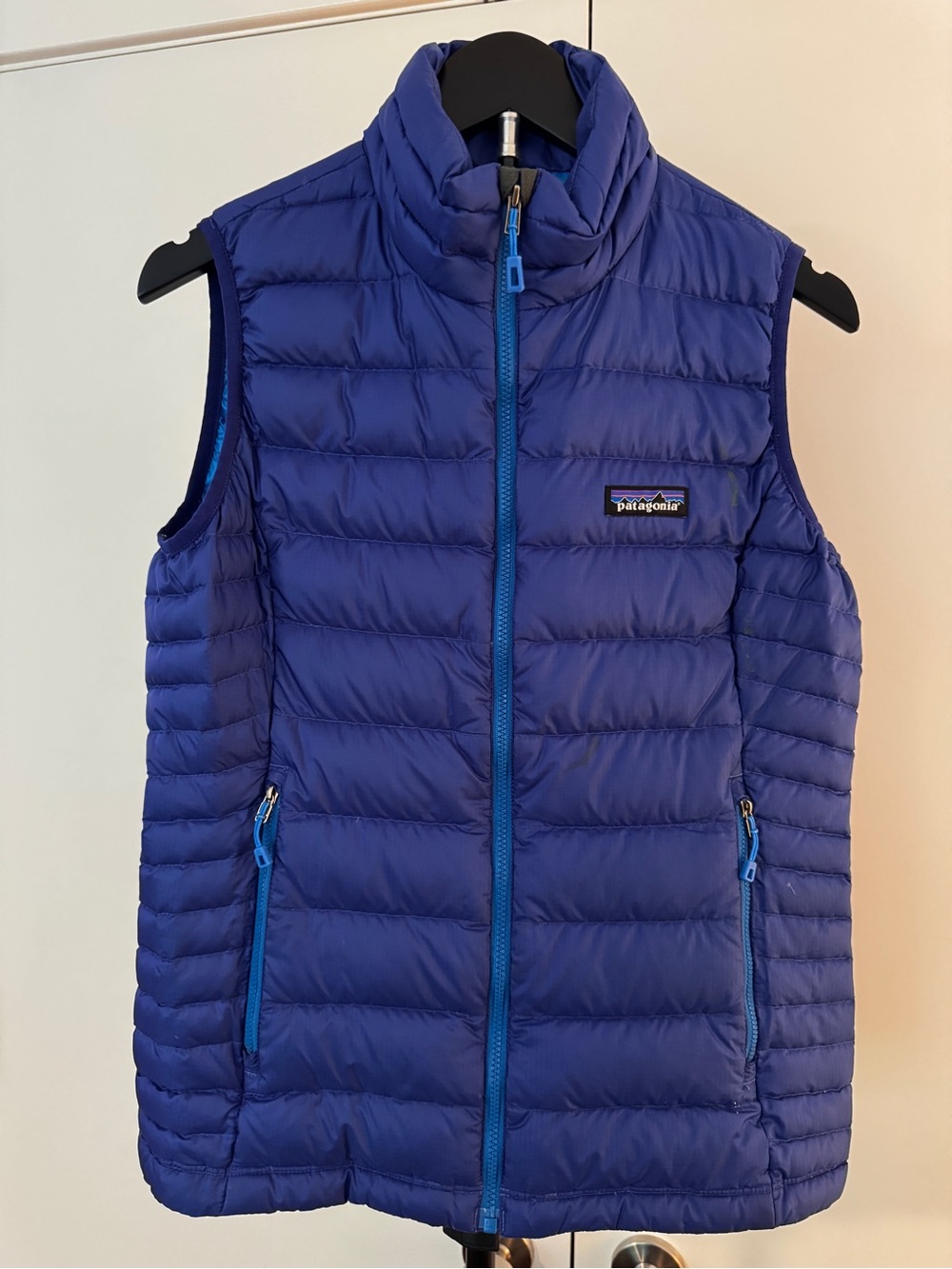 Patagonia Woman’s Blue Quilted Puffer Vest